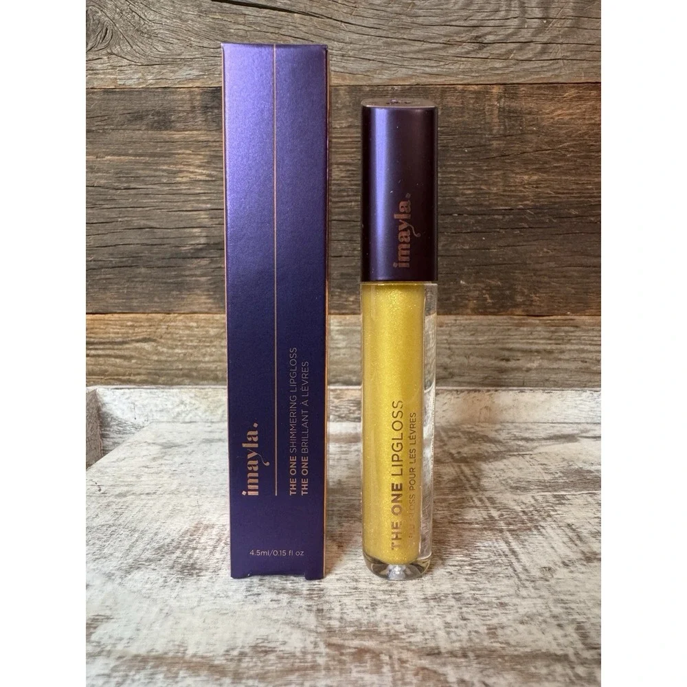Imayla The One Shimmering Lip Gloss – 24K Kiss | NIB‎ | Gold
